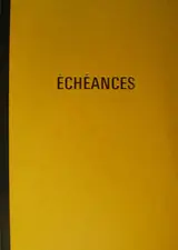 ELVE Cahier piqûre "Echéances", 217 x 170 mm vertical