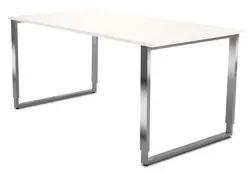 kerkmann Table annexe AVETO, piètement cadre, blanc