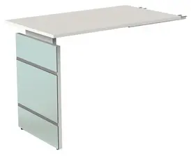 kerkmann Table annexe avec piètement panneau LUGANO