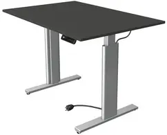 kerkmann Table de bureau assis-debout Move 3 tube