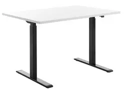 Topstar Bureau réglable en hauteur, (L)1.600 mm, noir/blanc