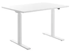 Topstar Bureau réglable en hauteur, (L)1.800 mm, blanc/blanc