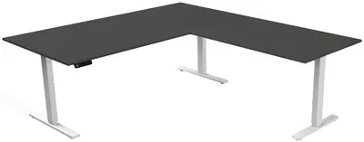 kerkmann Table de bureau assis-debout Move 3, anthracite