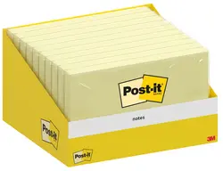 Post-it Bloc-note adhésif, 127 x 76 mm, jaune