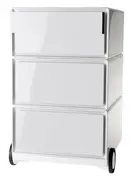 PAPERFLOW Caisson mobile "easyBox", 4 tiroirs, blanc/blanc