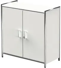 kerkmann Bahut ARTLINE, 2 hauteurs de classeur, blanc