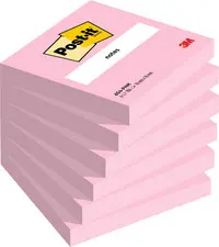 Post-it Bloc-note adhésif Notes, 127 x 76 mm, rose