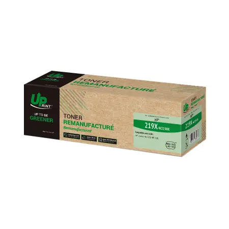 UPRINT TONER REMANUFACTURE HP 219X PUCE OEM SANS NIVEAU-REMPLACE W2190X BLACK