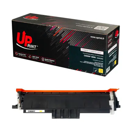 UPRINT TONER COMPATIBLE CANON 069H-REMPLACE 5095C002 YELLOW