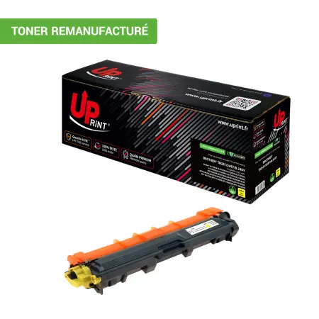 UPRINT TONER REMANUFACTURE BROTHER 245-REMPLACE TN245/241 YELLOW