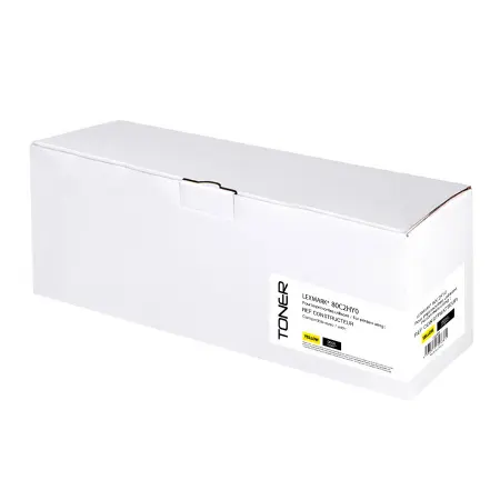 NEUTRE TONER COMPATIBLE LEXMARK 802H-REMPLACE 80C2HY0 YELLOW