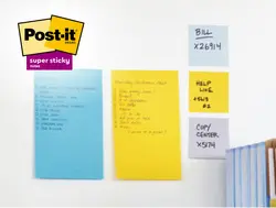 Post-it Bloc-note super sticky notes, 101 x 101 mm, ligné