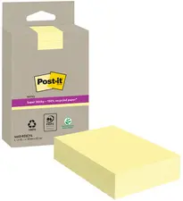 Post-it Bloc-notes super sticky Recycling notes, ligné
