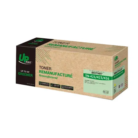 UPRINT TONER REMANUFACTURE BROTHER 423-REMPLACE TN423/421/426 YELLOW