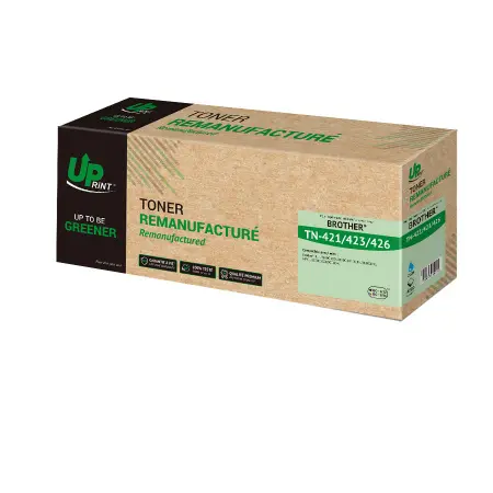 UPRINT TONER REMANUFACTURE BROTHER 423-REMPLACE TN423/421/426 CYAN