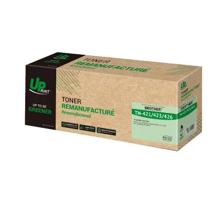 UPRINT TONER REMANUFACTURE BROTHER 423-REMPLACE TN423/421/426 BLACK