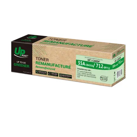 UPRINT TONER REMANUFACTURE HP/CANON 35A/712-REMPLACE CB435A/EP712