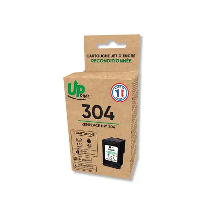 UPRINT MIF CARTOUCHE REMANUFACTUREE HP 304-REMPLACE N9K06AE BLACK