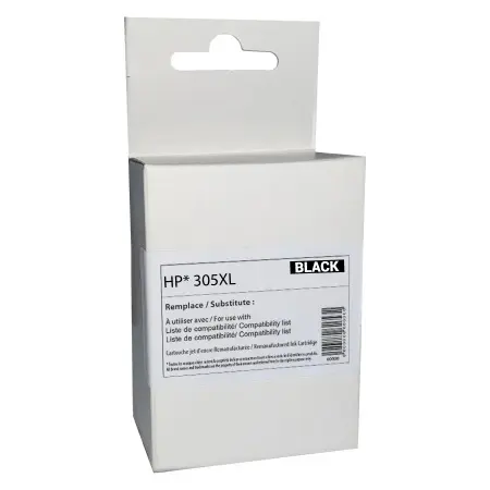 NEUTRE CARTOUCHE REMANUFACTUREE HP 305XL SANS NIVEAU-REMPLACE 3YM62AE BLACK