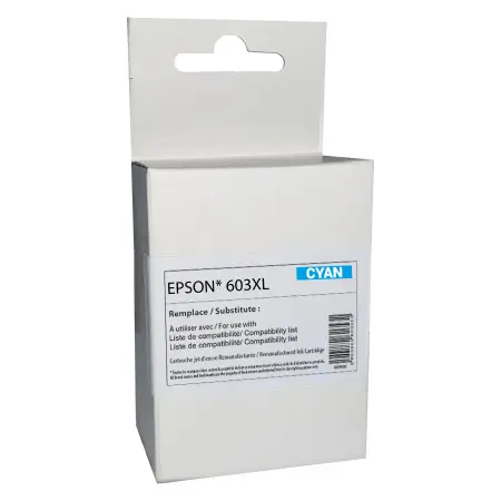 NEUTRE CARTOUCHE COMPATIBLE EPSON 603XL-REMPLACE T03A240 CYAN