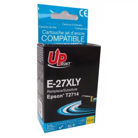 UPRINT CARTOUCHE COMPATIBLE EPSON 27XL-REMPLACE T271440 YELLOW