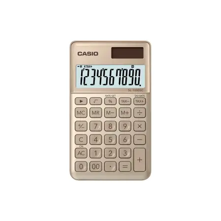 S/CDE-CALCULATRICE CASIO SL-1000SC-GD#