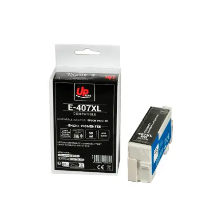 UPRINT CARTOUCHE COMPATIBLE EPSON 407L-REMPLACE T07U140 BLACK