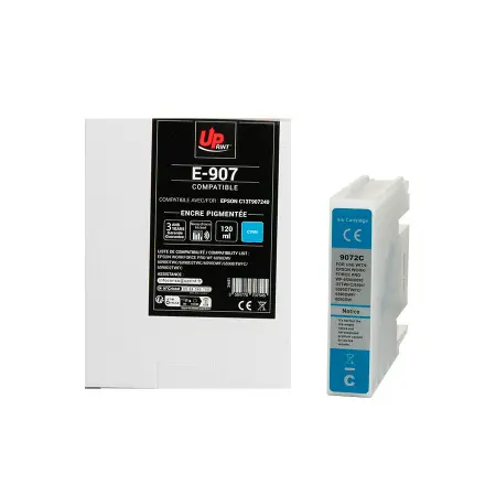 UPRINT CARTOUCHE COMPATIBLE EPSON 907-REMPLACE T907240 CYAN#