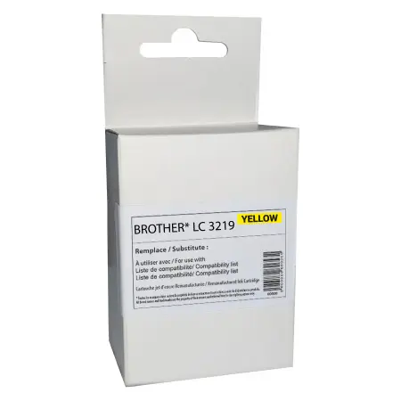NEUTRE CARTOUCHE COMPATIBLE BROTHER 3219XL-REMPLACE LC3219XL YELLOW