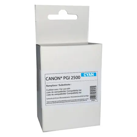 NEUTRE CARTOUCHE COMPATIBLE CANON 2500XL-REMPLACE PGI2500XL CYAN