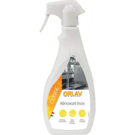 Nettoyant dégraissant RENOVANT INOX ORLAV -0214- Spray 750ml