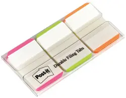 Post-it Marque-pages Index Strong, avec surface blanche