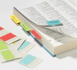 DURABLE Note adhésive Quick Tab Duo, en PET, couleurs