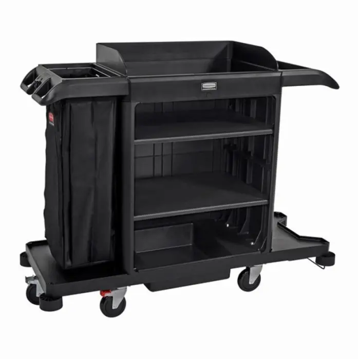 Chariot hotelier d'étage grande capacité +1 sac