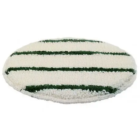 Disque coton bonnette rayures vertes Ø432mm