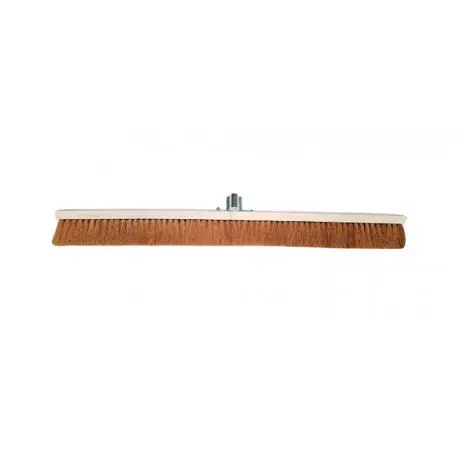 Balai coco professionnel Monture bois douille métal inclinéeL100