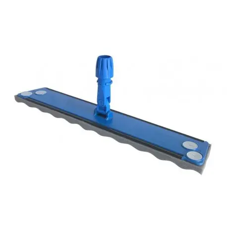 Balai trapèze bleu avec semelle mousse 60cm