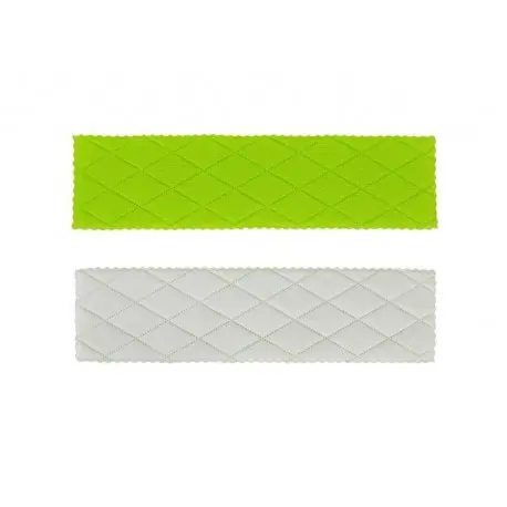 Bandeau microfibre velcro usage court 12,5 x 48cm BLANC/VERT-SCH 30