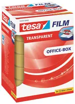 tesa Film Ruban adhésif, 12 mm x 66 m, transparent