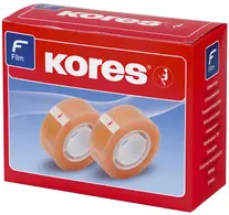 Kores ruban adhésif standard, 12 mm x 10 m, transparent