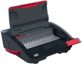 GBC Perforelieuse CombBind CB20, noir/rouge/argent