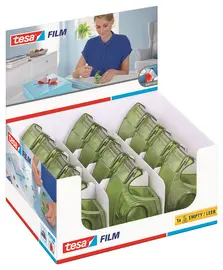 tesa ecoLogo Easy Cut Dévidoir à main, présentoir, vert