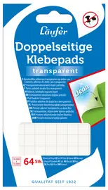 Läufer Pastille adhésive, repositionnable, transparent