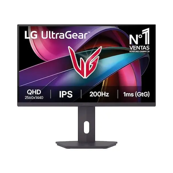 Ecran LG LCD 27G610A-B Diagonale : 27"/68,4 cm     Résolution : 2560 x 1440 WQHD, format 16:9, 140 ppp