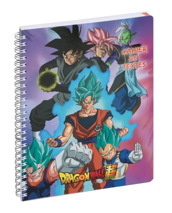 Cahier de textes Dragon Ball S Rose 17 x 22 cm - Visuel