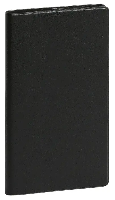 Agenda de poche Temporel 16 Barbara 8,5 x 16 cm Semainier Janvier à Décembre 2027 - Noir