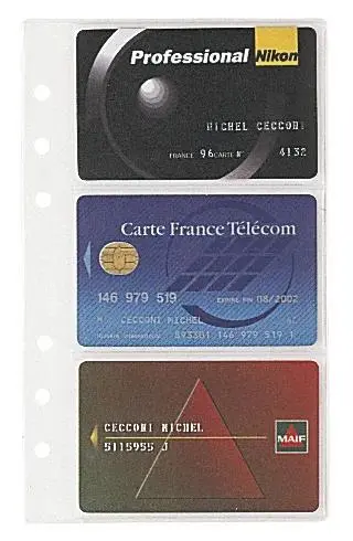 Recharge Exatime 17 - Pochettes porte-cartes