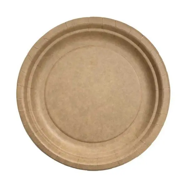 Assiette kraft biodegradable D18 - Ct de 450