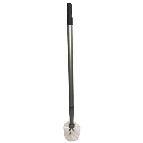 Balayette WC brosse boule manche long 65cm