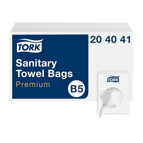 Sachets 1L pour serviette hygiénique B5 TORK - Colis 1200 pcs
